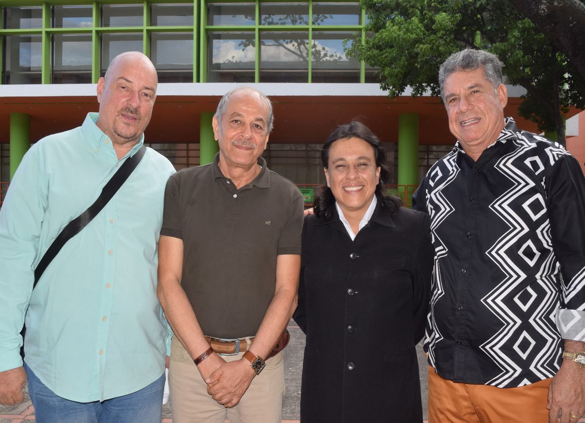 Ricardo Castro Silva, Guillermo Calderón, Edison Elías Delgado y Arcesio Bermúdez González.